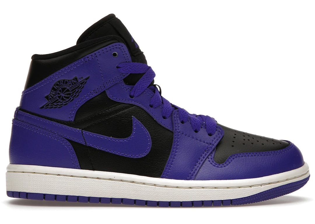 Jordan 1 Mid Purple Black (Women&