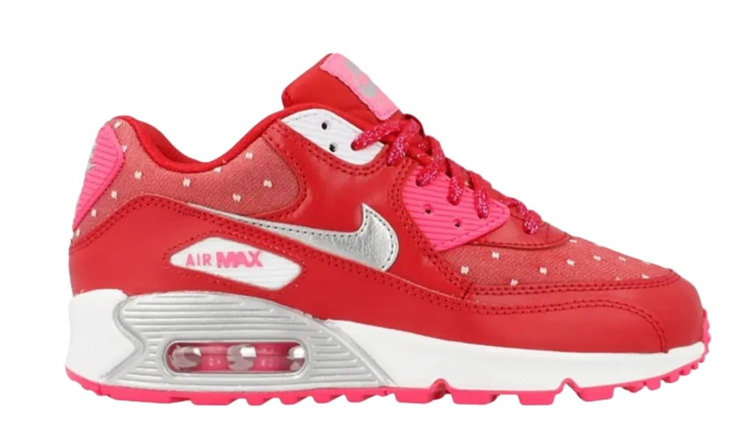 Nike Air Max 90 Print GS Dark Red/Metallic
