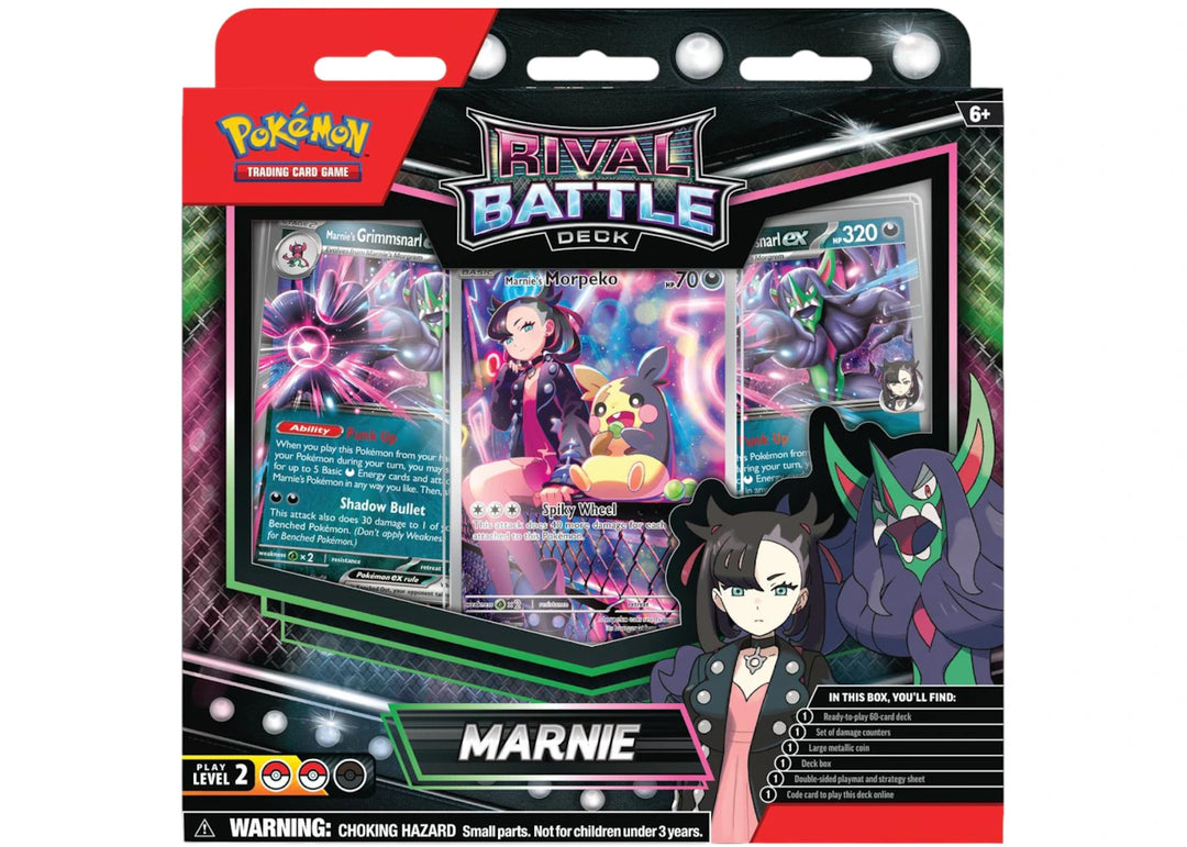 2025 Pokémon Scarlet &amp; Violet Destined Rivals Marnie Rival Battle Deck