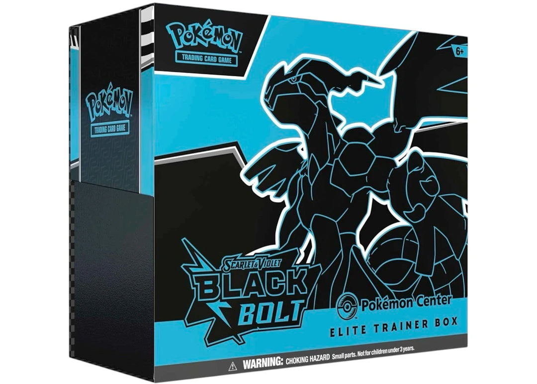 2025 Pokémon Scarlet &amp; Violet Black Bolt Pokemon Center Elite Trainer Box