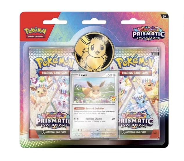 Pokémon Scarlet &amp; Violet Prismatic Evolutions 2 Booster Pack Blister Box