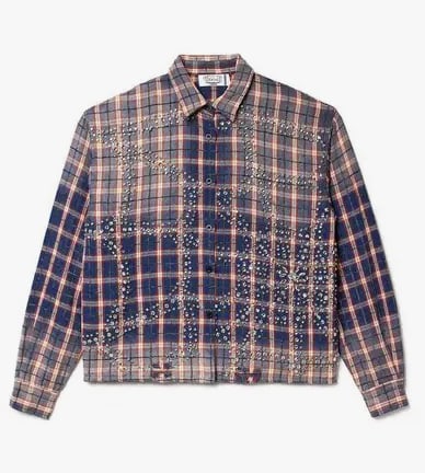 Vale Forever American Cup Flannel 'Navy/Red'