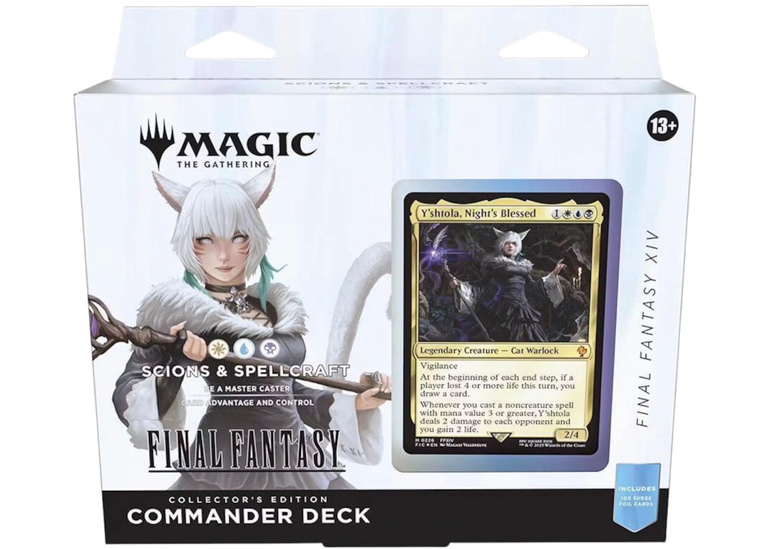 2025 Magic: The Gathering Final Fantasy Scions & Spellcraft Collector's Edition Commander Deck