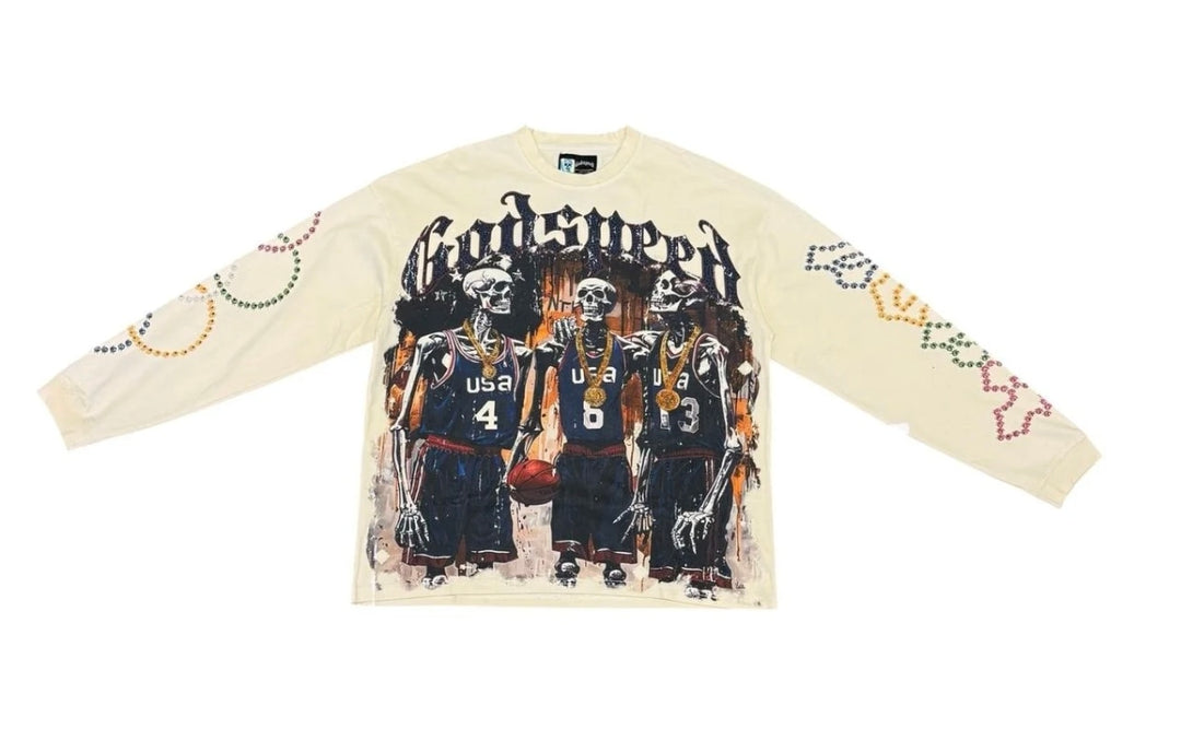 Godspeed DreamTeam 24 Long-Sleeve VVS T-Shirt 'Bone'