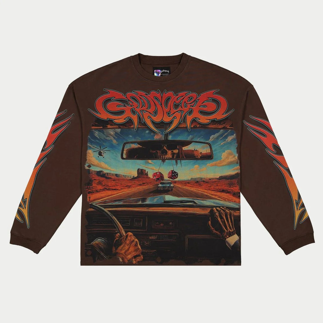 Godspeed On The Run L/S Mocha