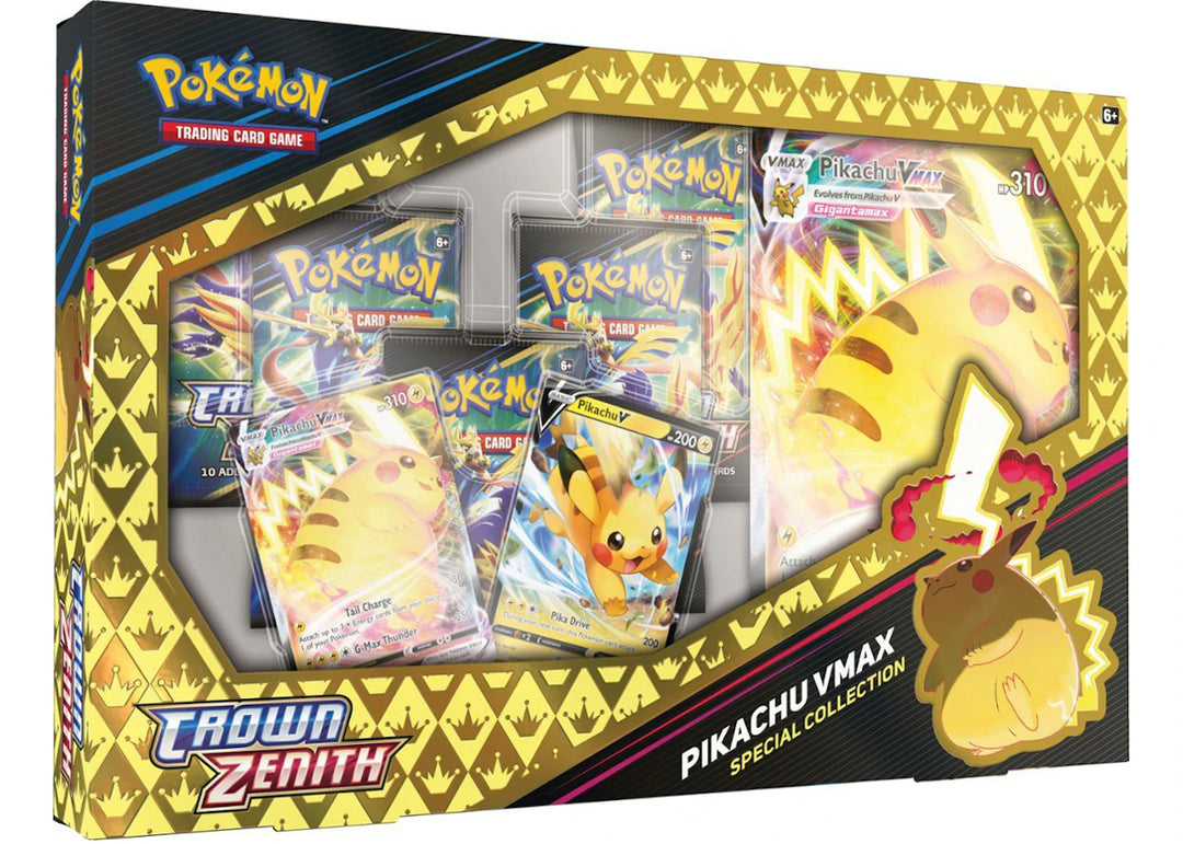 Pokémon TCG Sword &amp; Shield Crown Zenith Pikachu VMAX Special Collection Box