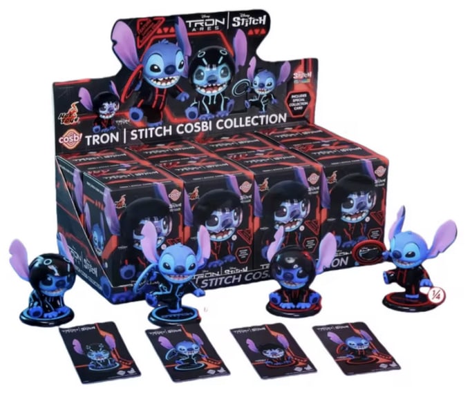 Hot Toys Stitch Tron Ares Blind Box Mini Collection Figure Blind Box (Set of 8)