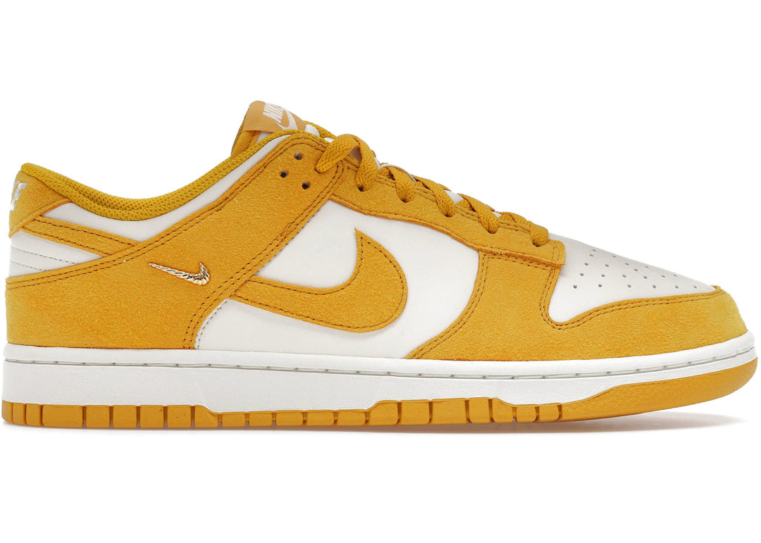 Nike Dunk Low Dark Sulfur Gold Mini Swoosh (Women&