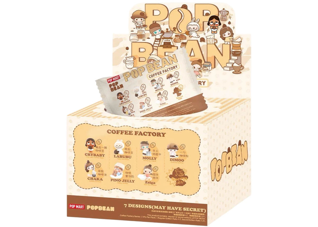 Pop Mart Pop Bean Coffee Factory Series Sealed Case (21 Blind Bag)