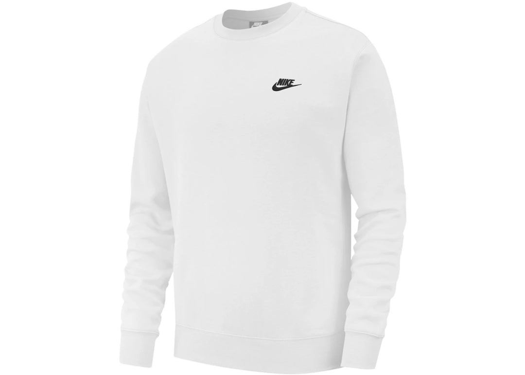 Nike Sportswear Club Fleece Crewneck White/Black