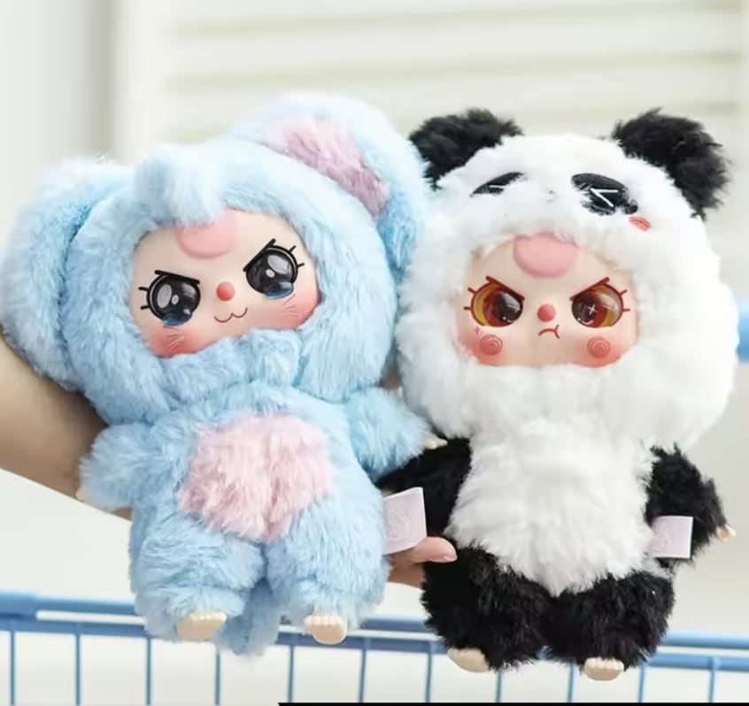 Baby Three Big Cute Plush Pendant Blind Box Sealed (Full Set Of 6)