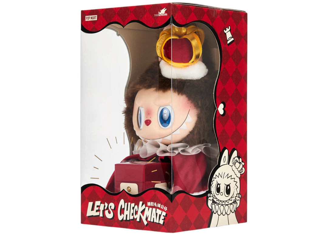 Pop Mart Labubu The Monsters Let's Checkmate KING Series Vinyl Plush Doll