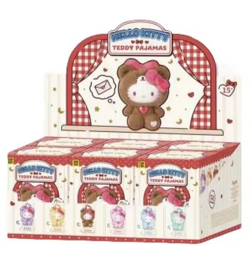 TOPTOY Hello Kitty Teddy Pajamas Series Blind Box (Set of 6)