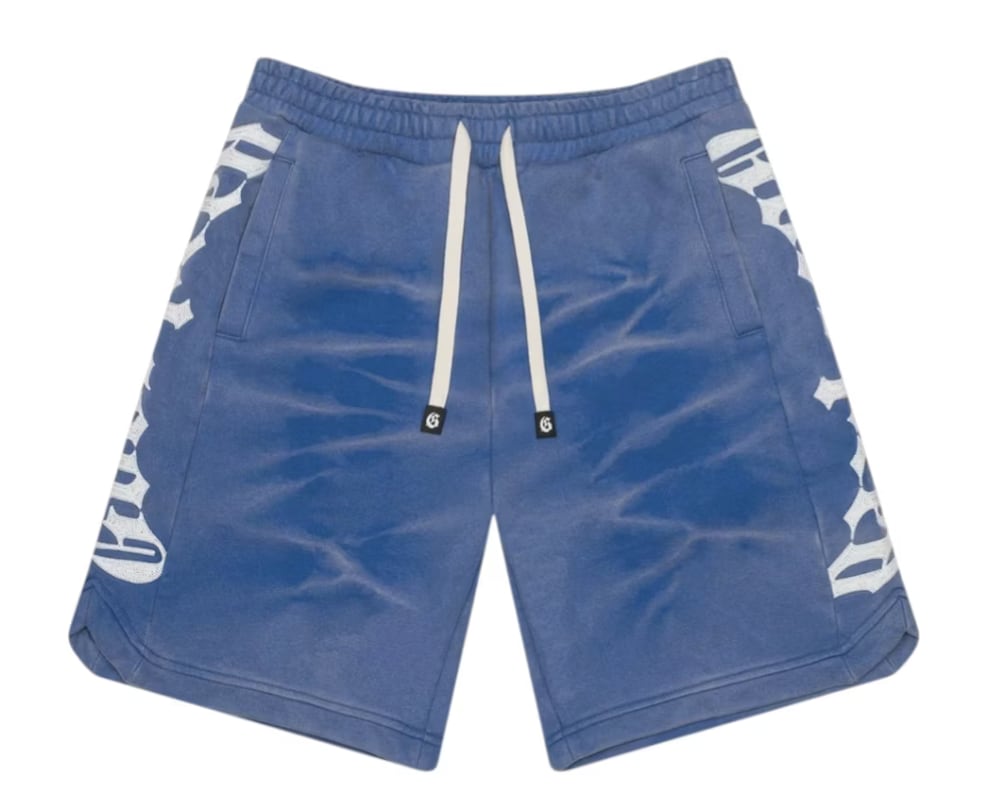 Godspeed Courtside Shorts Blue Tie Dye