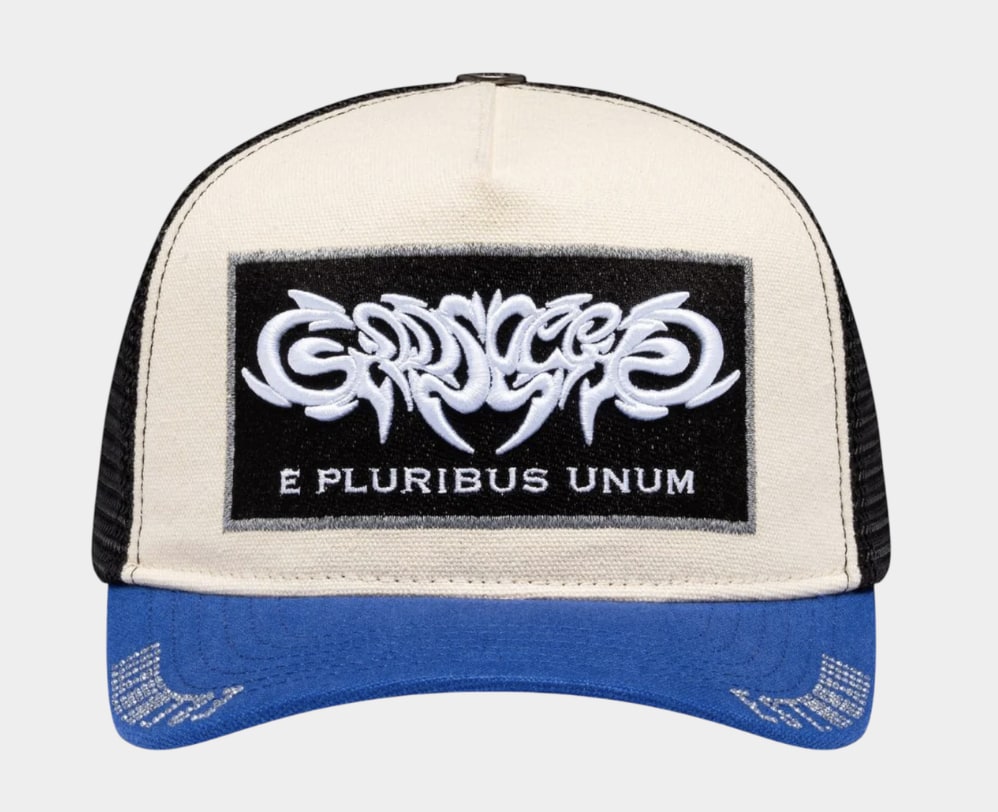 Godspeed E Pluribus Trucker White/Blue