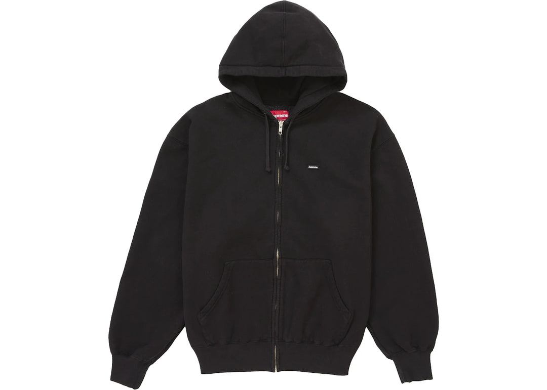 Supreme Small Box Zip Up Hooded Sweatshirt (FW25) Black
