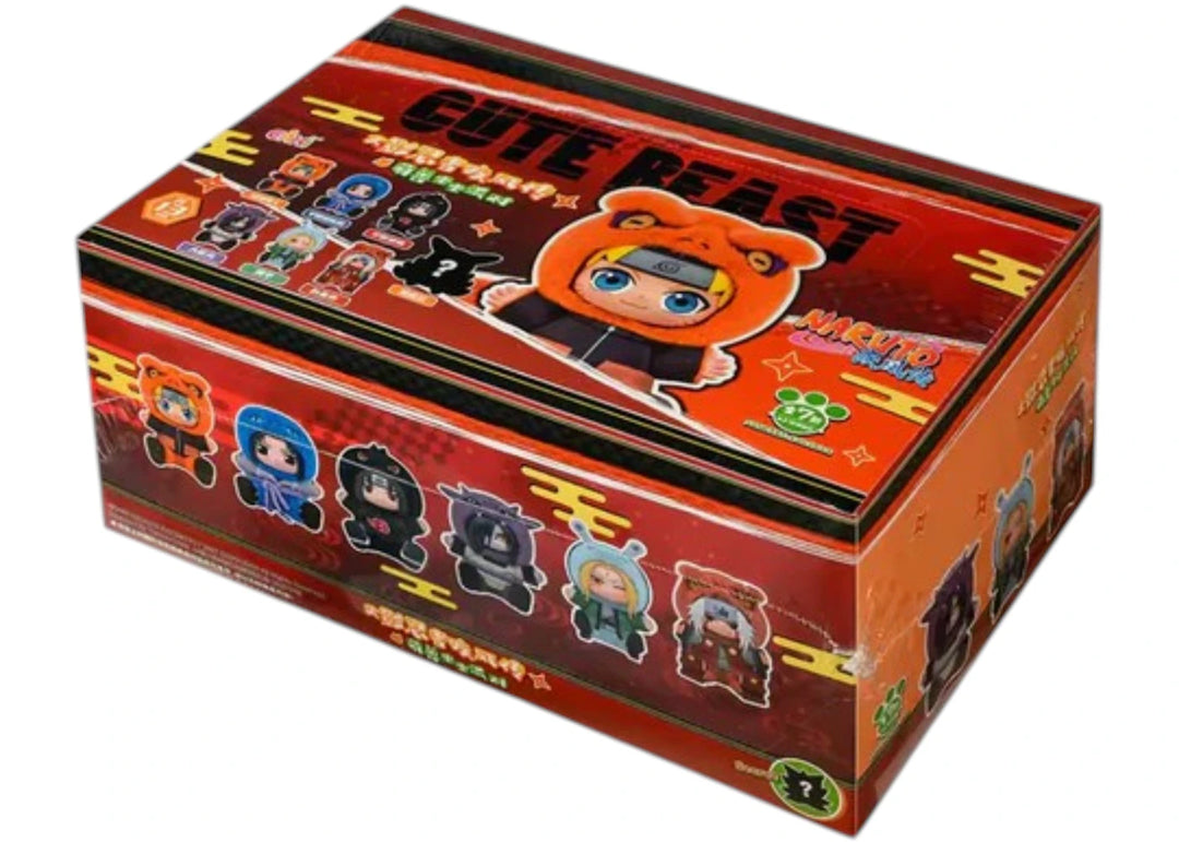 Miniso Top Toy Naruto Shippuden Beast Party Series 2 Plush Keychain Sealed Case (6 Blind Box)