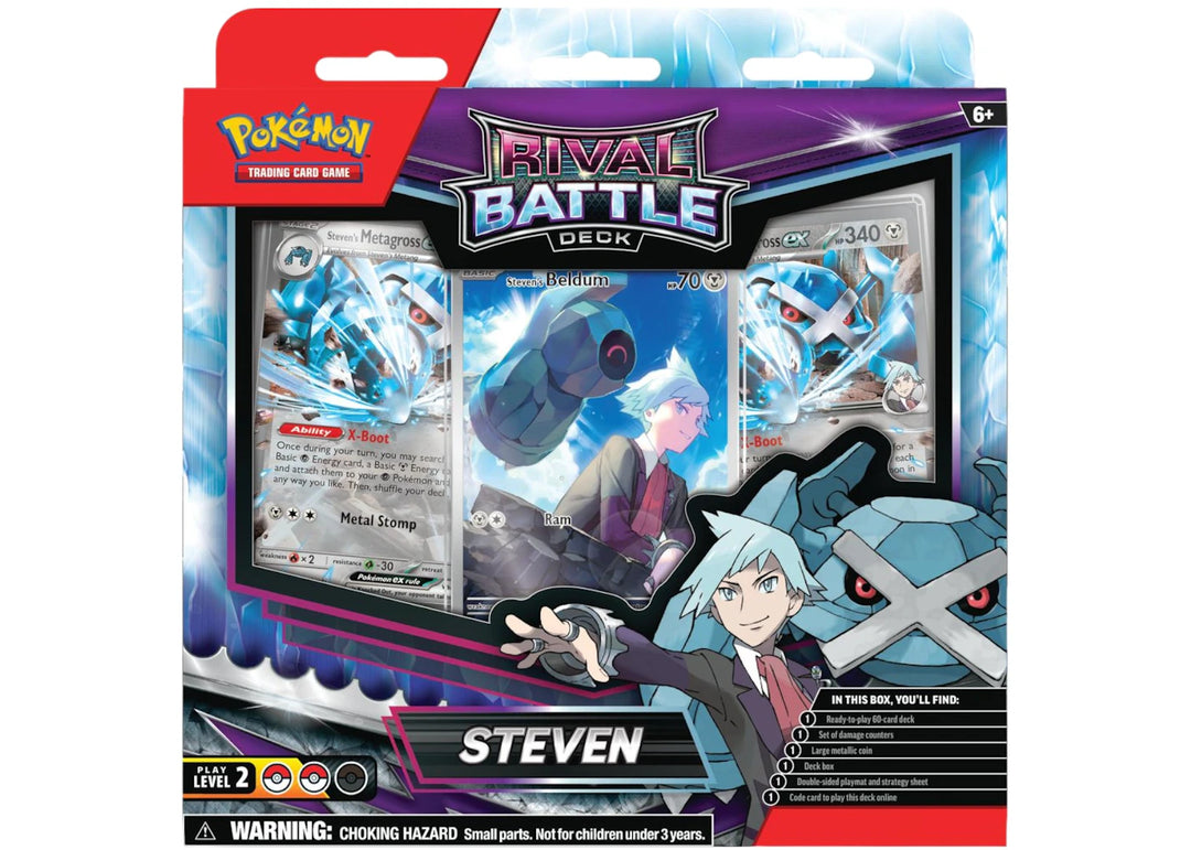 2025 Pokémon Scarlet & Violet Destined Rivals Steven Rival Battle Deck