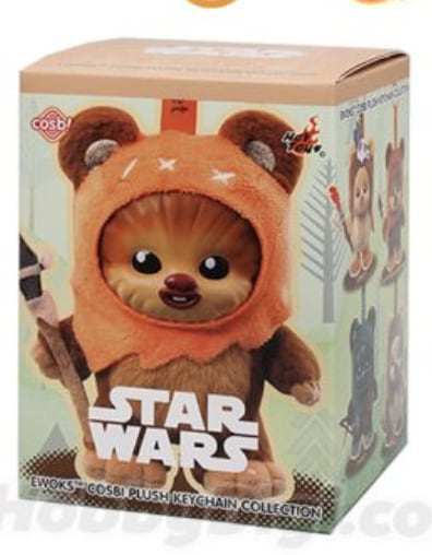 Hot Toys Star Wars: Ewoks Cosbi Plush keychain Single Blind Box