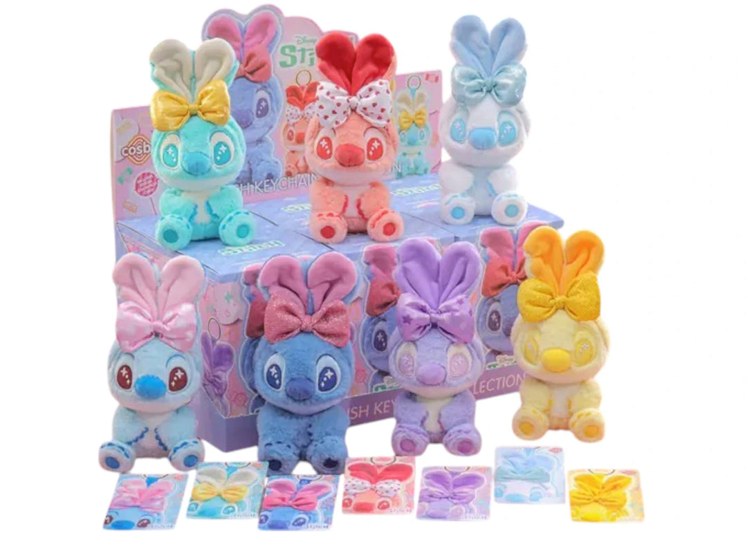 Hot Toys Candy Stitch Cosbi Collection Pluch Keychain Sealed Case (6 Blind Box)