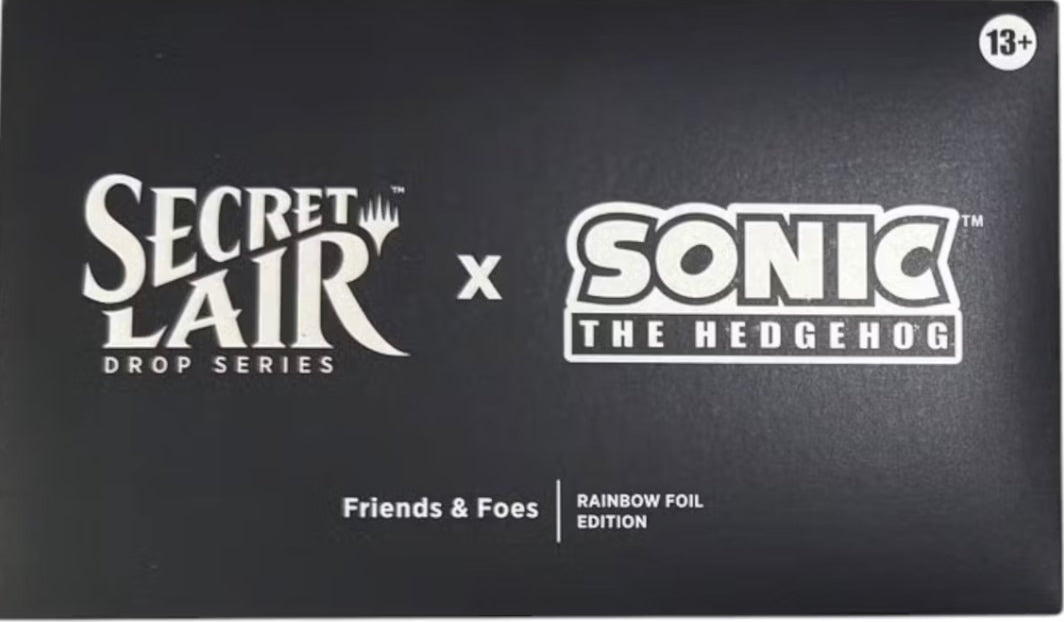 Magic: The Gathering Secret Lair Series Sonic The Hedgehog Friends & Foes Rainbow Foil
