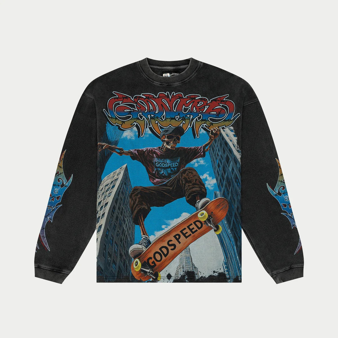 Godspeed Ollie L/S Thermal Grey Wash