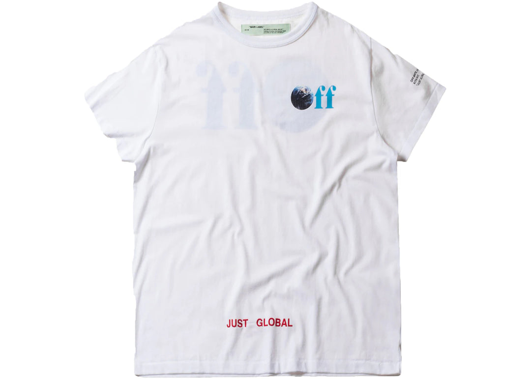 Off-White Just Global Tee White