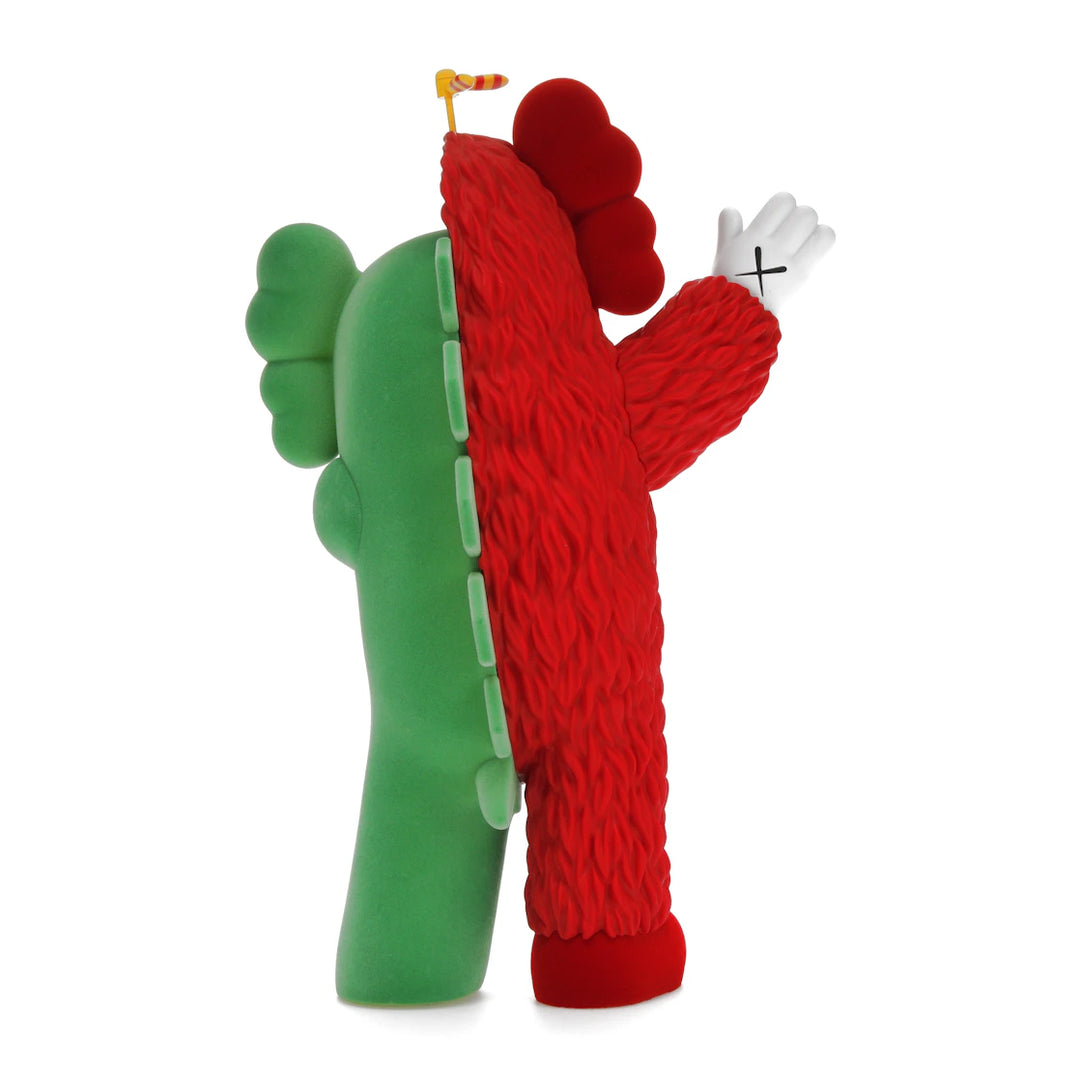 KAWS KACHAMUKKU Vinyl Figure Green/Red