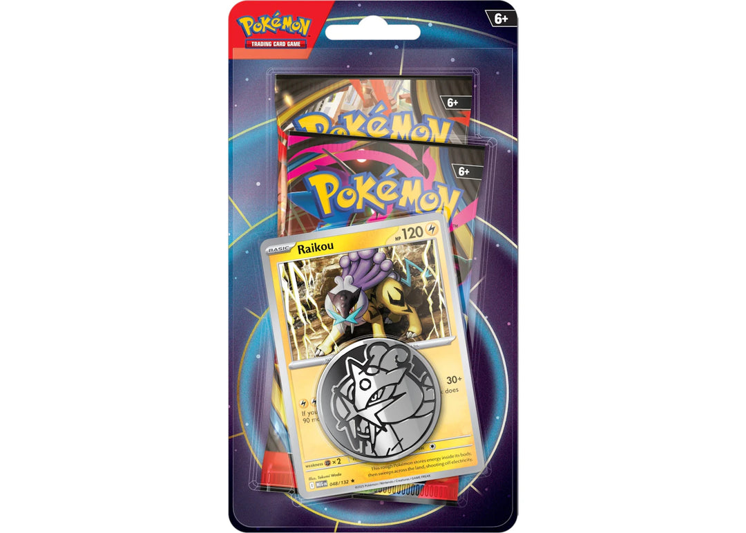 2025 Pokémon Mega Evolution Raikou 2 Booster Blister Pack