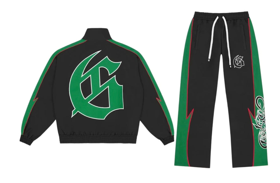 Godspeed GT Tracksuit- Blk/Grn/Red