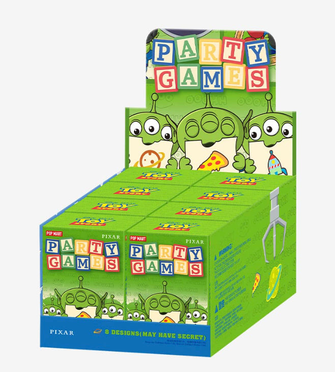 Pop Mart Pixar Alien Party Games Series Scene Sets Sealed Case (8 Single Box)
