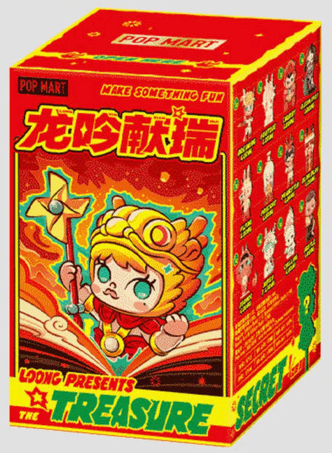 Pop Mart Loong Presents The Treasure Series Figures