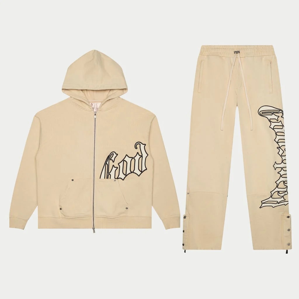 Godspeed OG Logo Sweatsuit V2 Creme/Bone