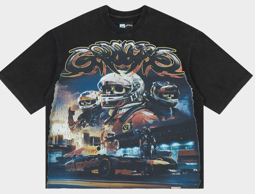 Godspeed Front Runners Tee Black