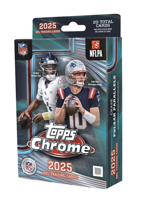2025 Topps Chrome® Football - Hanger Box