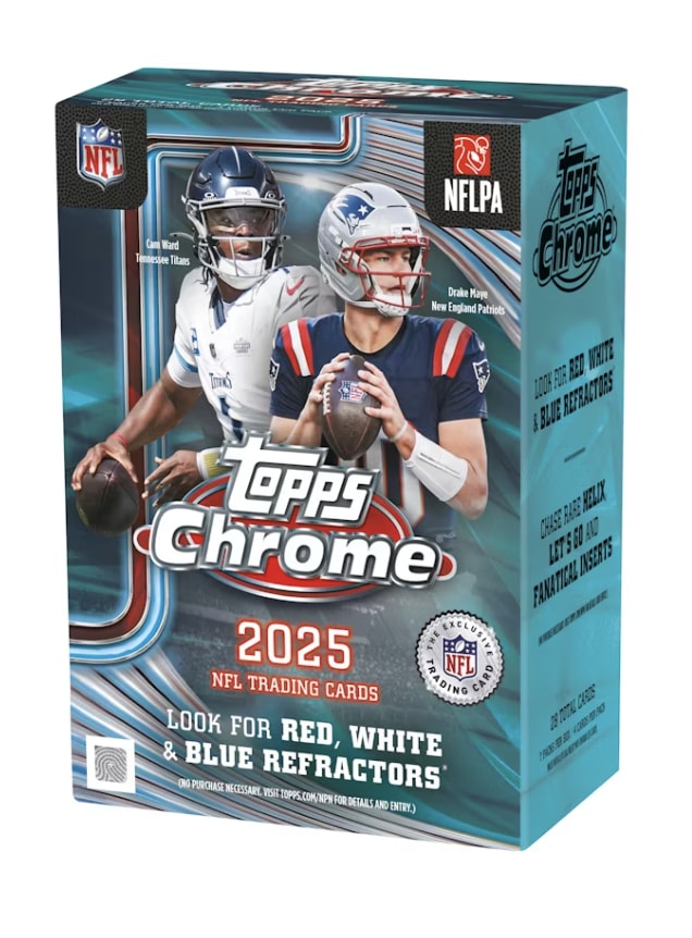 2025 Topps Chrome® Football - Blaster Box